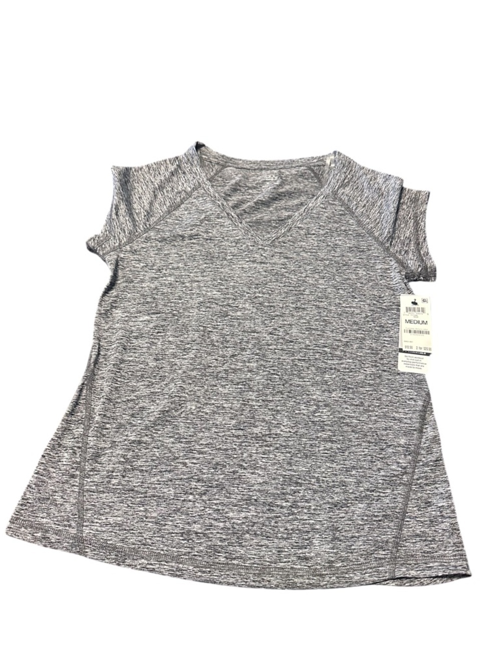 Ideology Heather Navy Performance Tee